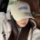 Letter Baseball Cap with Holes and Big Head Ware Men's and Women's Spring and Summer Wide Brim Casual All-match Face Show Small Soft Top Cap