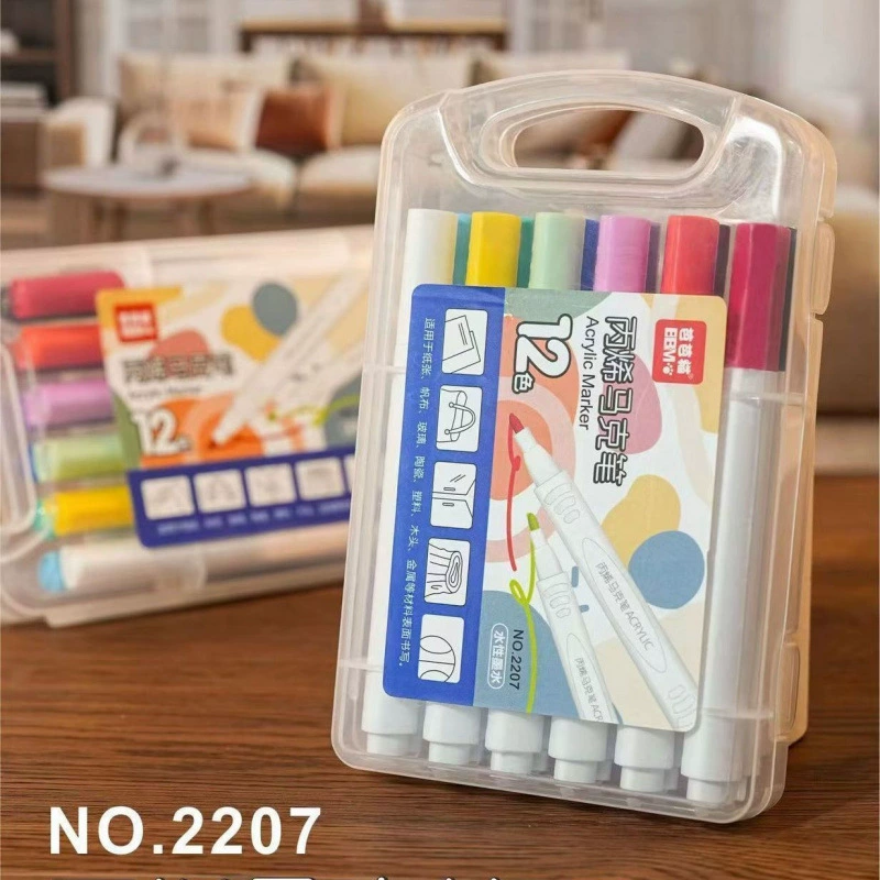 Акриловый маркер в том же стиле «Маленькой красной книги», акварельная ручка, водостойкая ручка для рисования на водной основе, невыцветающая коробка для граффити «сделай сам»