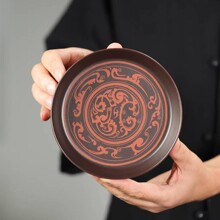 宜兴紫砂壶承 杯垫 壶托 小茶盘 功夫茶具配件