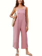 M 15299 Pocket Straps Jumpsuit ��������� �羳ŷ��