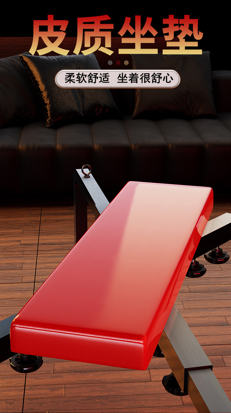 Jiuai SM Bondage Training Set with X-Frame Furniture Props, Black-Red Adult Play Kit — detail image 12