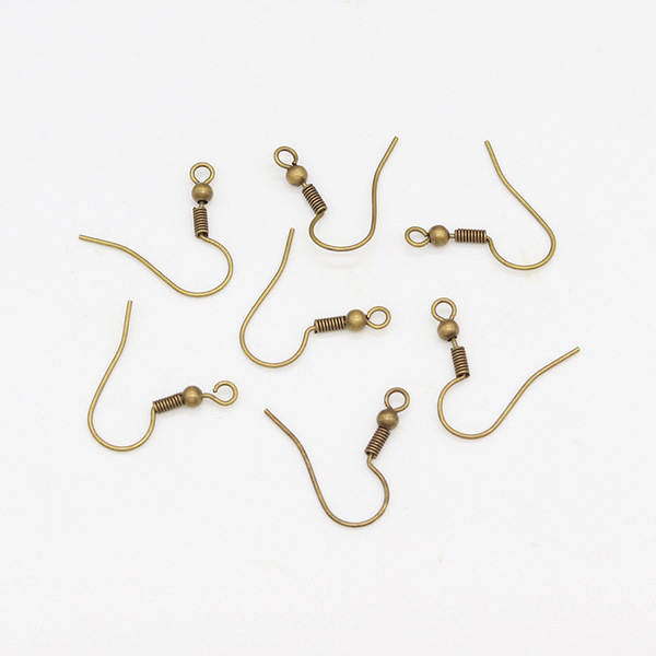 Copper warm base earrings