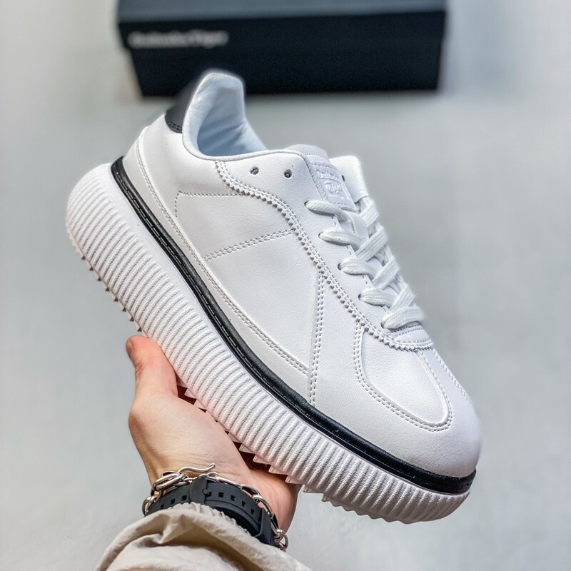 Putian Shoes High-End Version Onitsuka Delecity Leather Thick-Soled Casual Sneakers