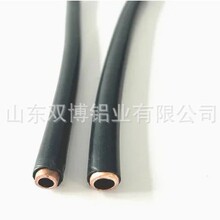 T2包塑紫铜管8×1导电导热防腐12mm黑色PVC覆塑护套铜管国标现货