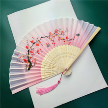 中國風古典折疊扇子舞蹈扇女扇折疊古裝折扇