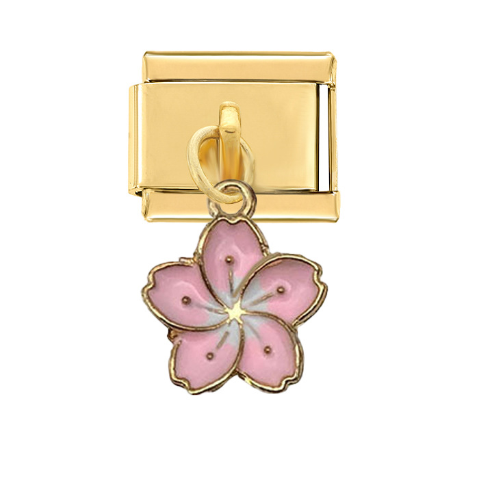 3732--Golden hanging windmill five-petal pollen