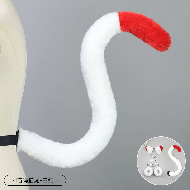 De una sola pieza hecha a mano de peluche Lolita diadema de oreja de gato KC accesorios para el cabello bestia oído tocado Fox oreja horquilla