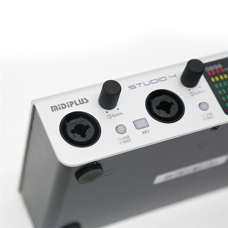 MIDI Plus Studio 4 Professional external USB singing shouting Mai recording high -definition audio anchor K singing card