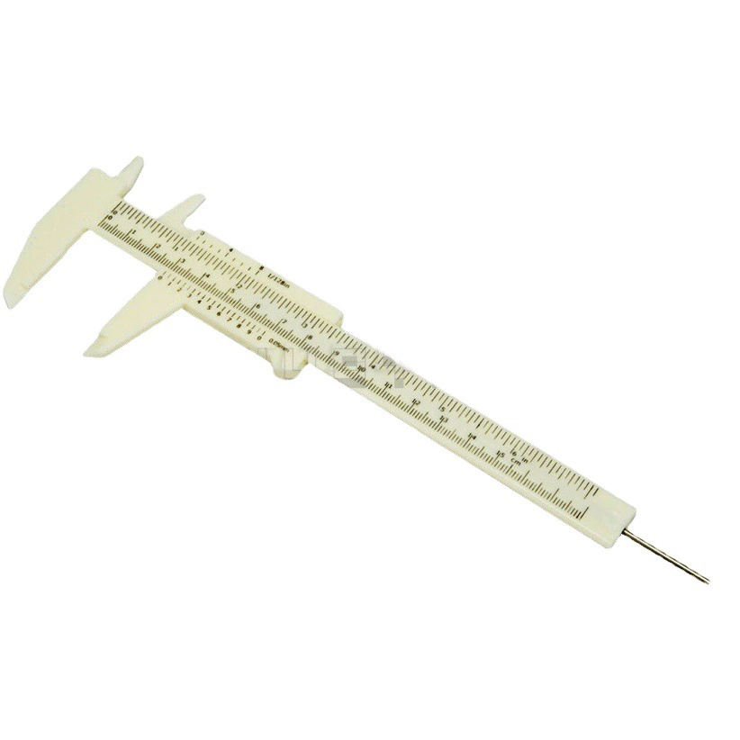 Хоббит 150 мм 0,5 мм Пластиковый штангенциркуль подарок металлический стержень глубины