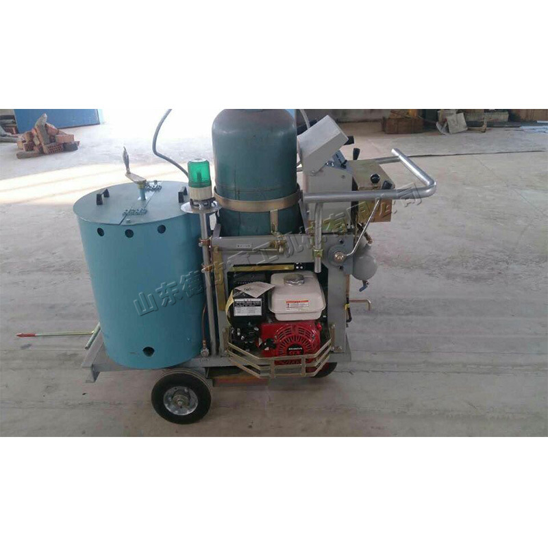 高速公路防滑凸起线标线机 手推震荡马路划线机 减速带热熔标线机