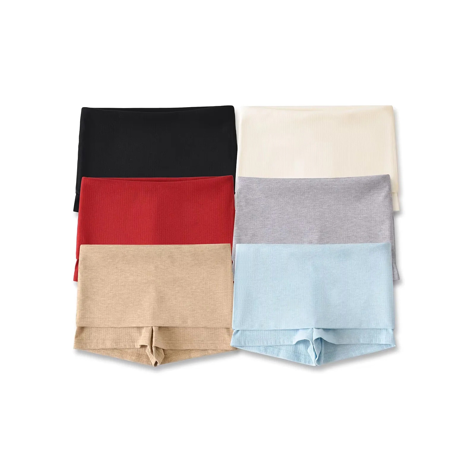 American Hot Girl Sexy Cuffed Low-Waist Sexy Tight Shorts Summer High-Elastic Slim Hip-Lifting Yoga Fitness Hot Pants