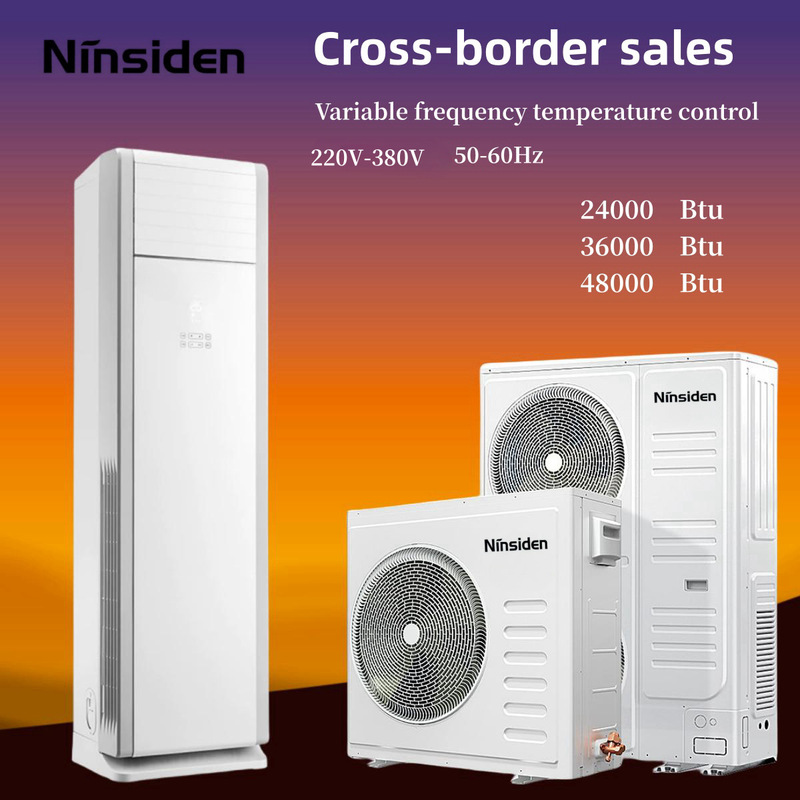 Air Conditioner 110V240V 2-7 Hp Household Commercial Inverter First-Class Central Heating and Cooling Dual-Use Energy-Saving