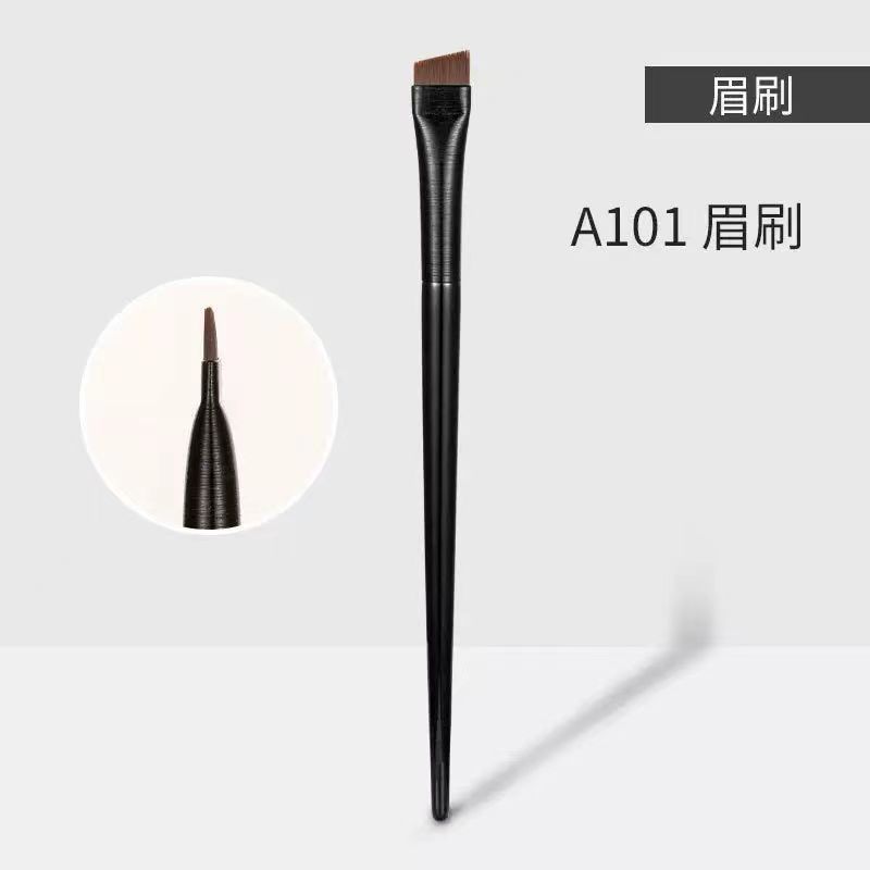 斜め平鎌、斜め刃アイライナーブラシ、眉毛ブラシ、斜めまぶた下まゆげメイクブラシ、卸売ドロップシッピング|undefined