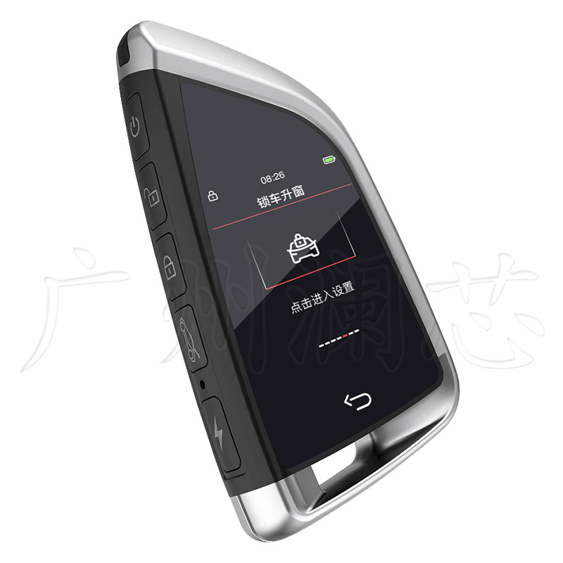 Cross-Border Cf568 Blade Lcd Key Suitable for One-Button Start Car Smart Modification Keyless Entry