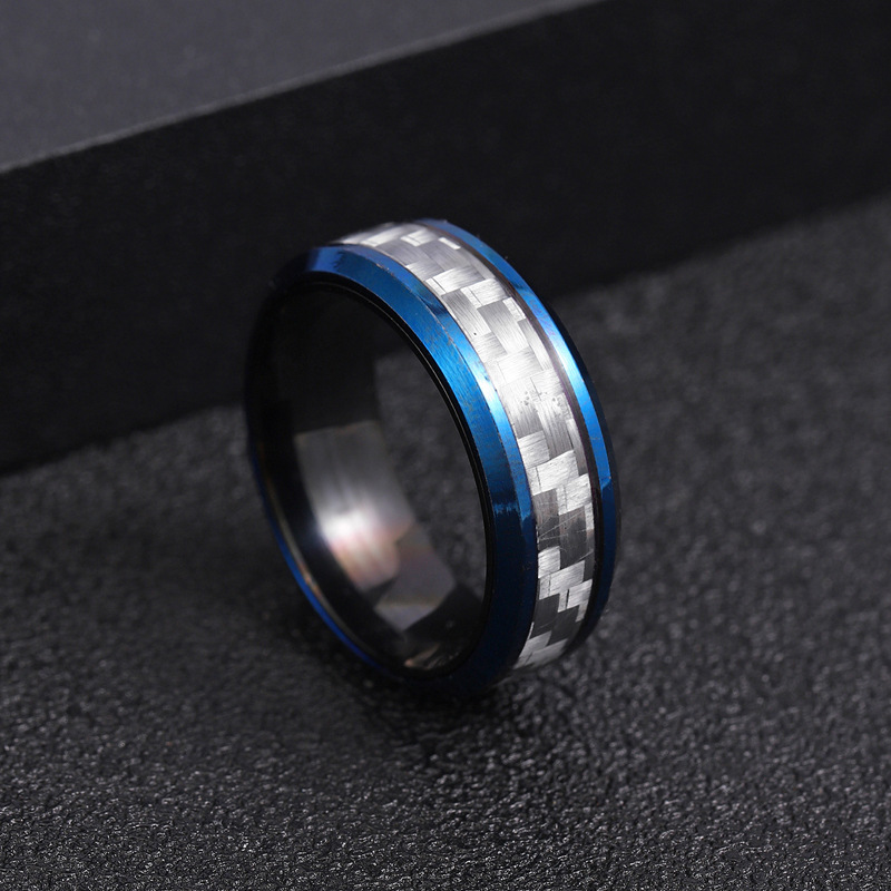 Fashion Round Stainless Steel Plating Rings 1 Piece