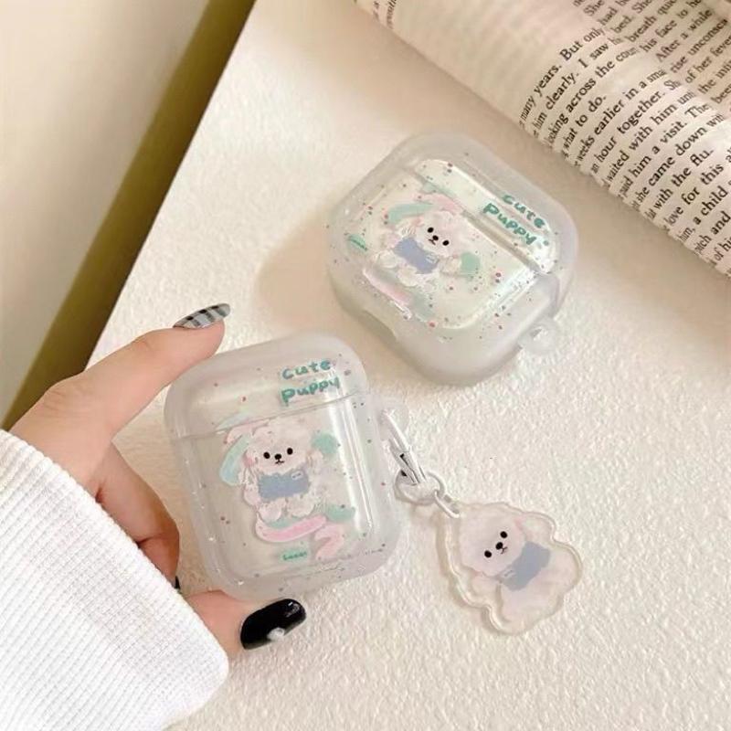 Graffiti con tinta para perros, estuche de protección para AirPods4, estuche de protección para AirPodsspro1, estuche de protección para auriculares de 2 / 3 generación image 1