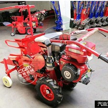 小型玉米收割机手扶收获神器柴油单行玉米收割多功能可扒皮一体机