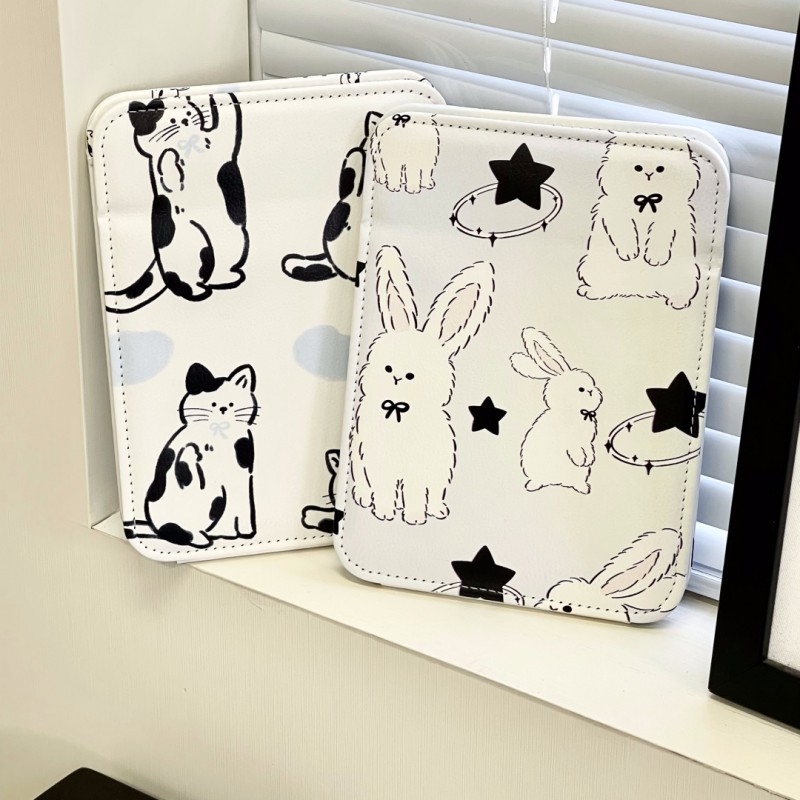 Diseño original conejo plegable maquillaje espejo estudiante dormitorio mujer vestidor espejo escritorio portátil hogar