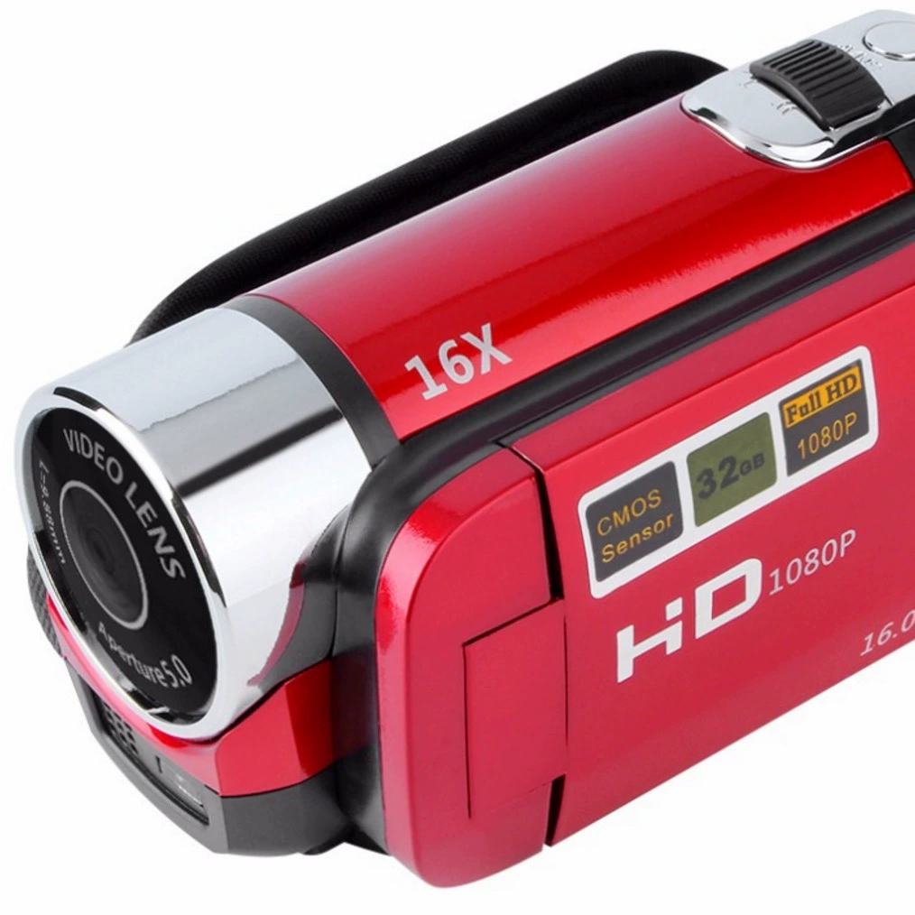 Цифровая камера D90, 16 МП, Full HD 1080p, 2.7" поворотный LCD, 16x цифровой зум
