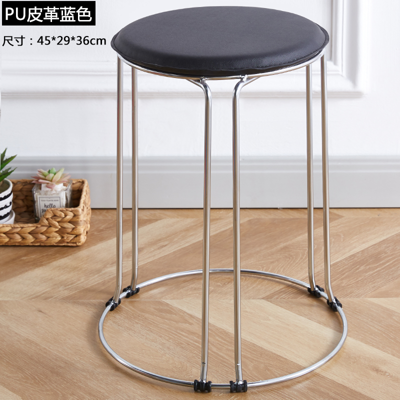 투명한 6열 검정색 PU