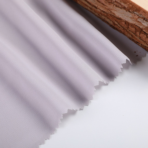 Polyester 125g Diamond Shantung Stretch Sateen Riding Sheer Fabric Spring and Summer Dress Slit Pants Fabric