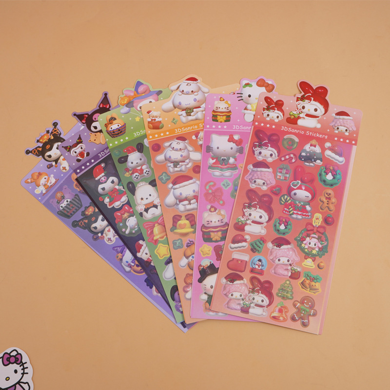 DM8-01 Christmas Sanrio Laser Sticker