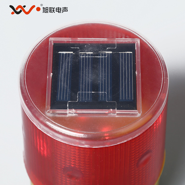 LED indicator lamp solar-powered