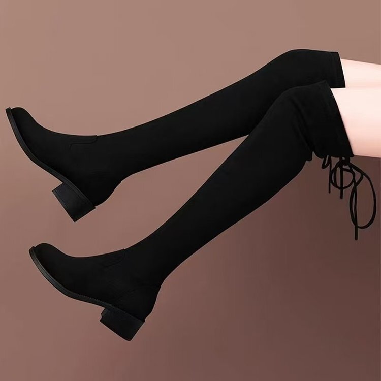 New Suede Boots Women's Over-The-Knee Boots 2025 New Autumn and Winter Women's Shoes Women's Long Elastic Boots New Suede Boots Women's Over-The-Knee Boots 2025 New Autumn and Winter Women's Shoes Women's Long Elastic Boots