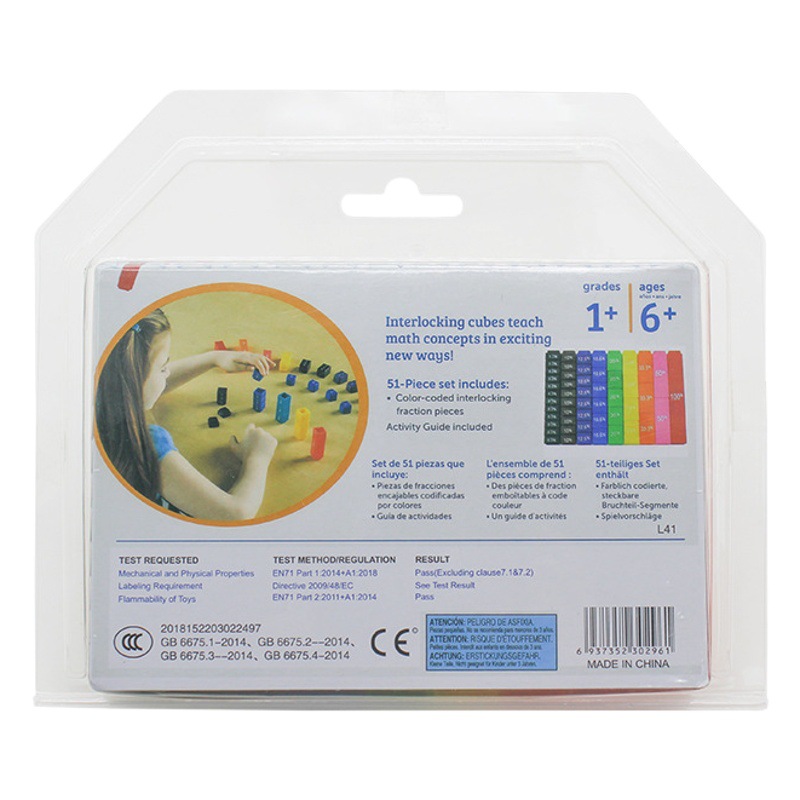 Ventas de fábrica de enseñanza de la escuela primaria demostrador fracción decimal porcentaje bloque herramientas de enseñanza suma y resta cálculo Barra de puntuación