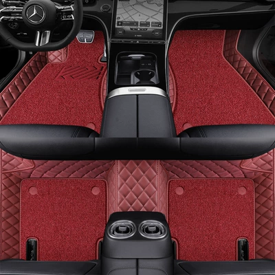 Ayaqaltılar (Kovriklər) — C260L E300L A180L Gla20 - bordeaux-red-super-elastic-silk-double-layer-foot-pads