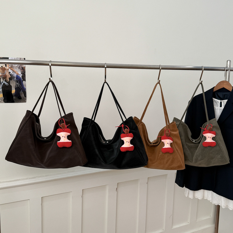 Bolsa de hombro coreana retro de gran capacidad, nicho, bolsa de viaje diario, bolsa de mano extranjera