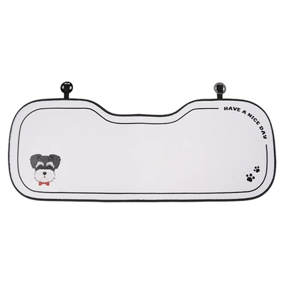 Seat cushion, seat cover cartoon cute single-piece car seat - rabbit-fur-three-dimensional-schnauzer-seat-cushion-for-the-back-seat