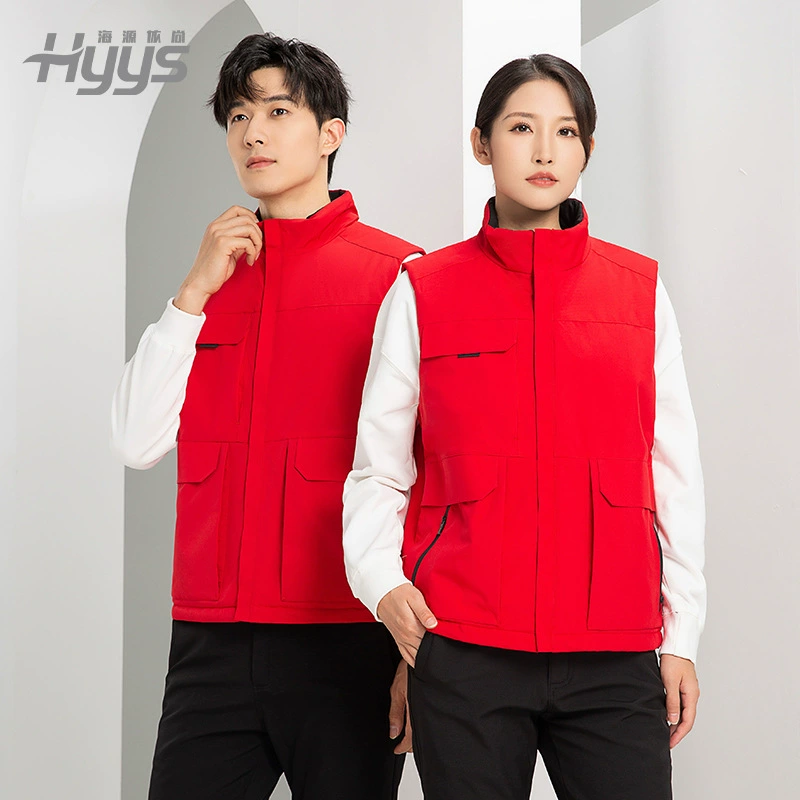Demi-season keep warm vest for work, custom-made