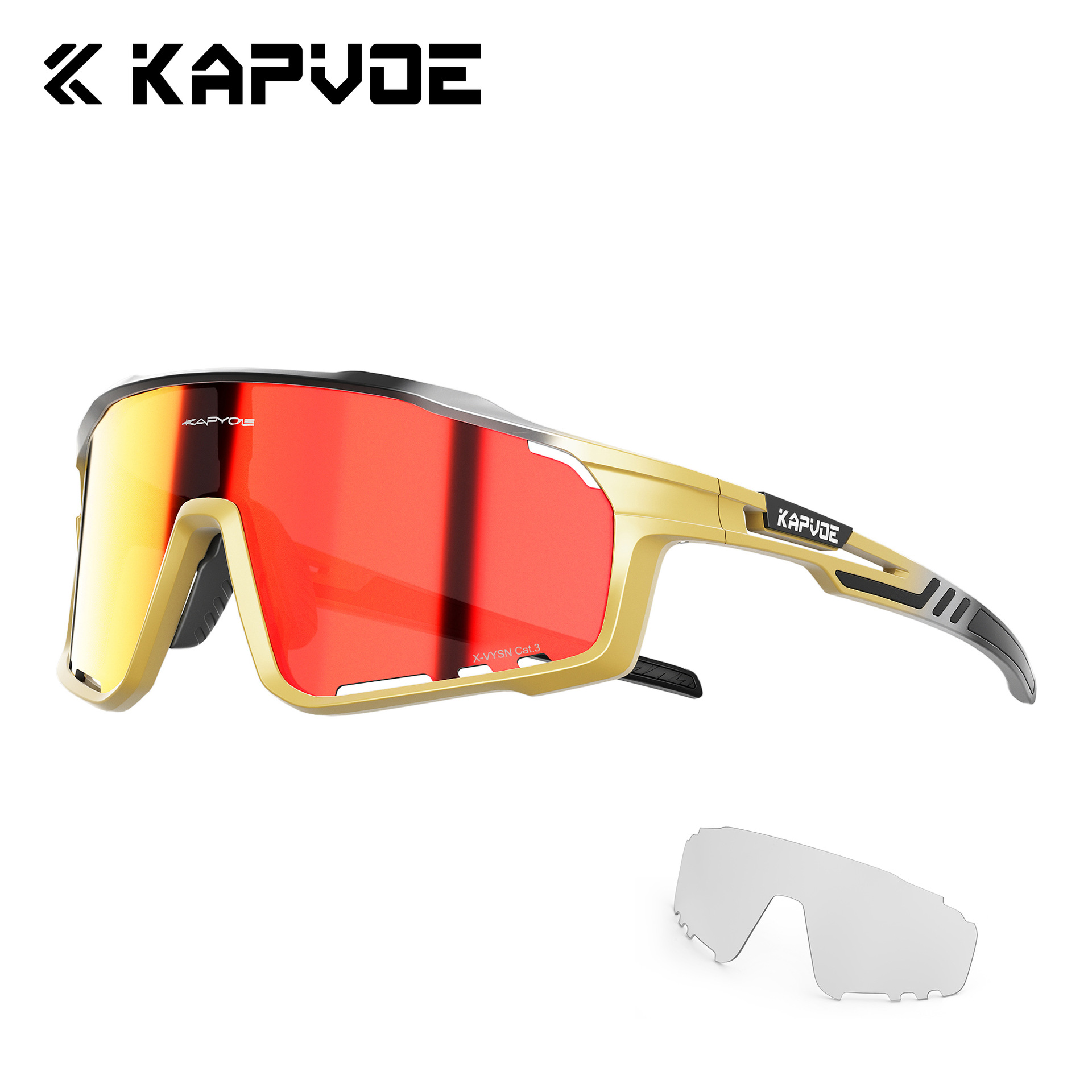 Gafas de Ciclismo Fotocromáticas de TR90 con 2 Lentes A Prueba de Viento para Montaña