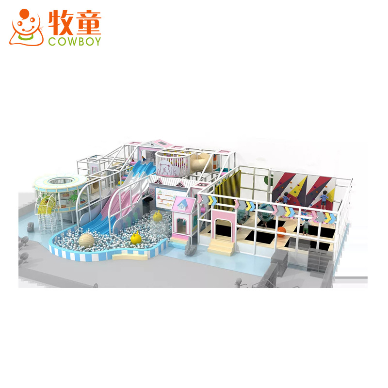Parque infantil interior diapositiva gran parque de atracciones diseño Castillo travieso fabricante de equipos de entretenimiento para niños