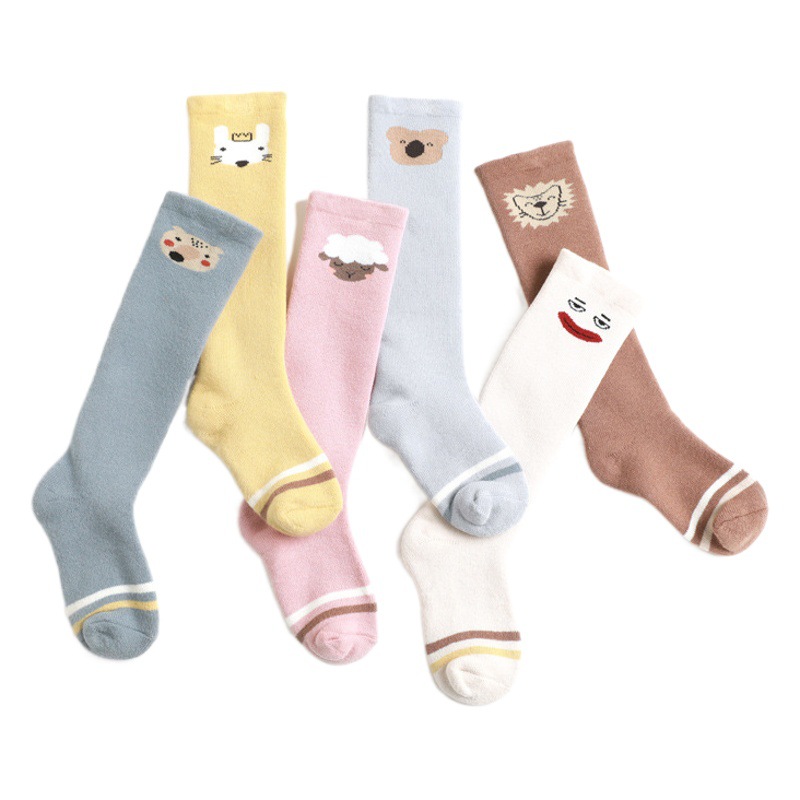 Nueva Otoño Invierno de Los Niños calcetines de Terry bebé engrosada calcetines calientes calcetines de los niños de dibujos animados calcetines del bebé