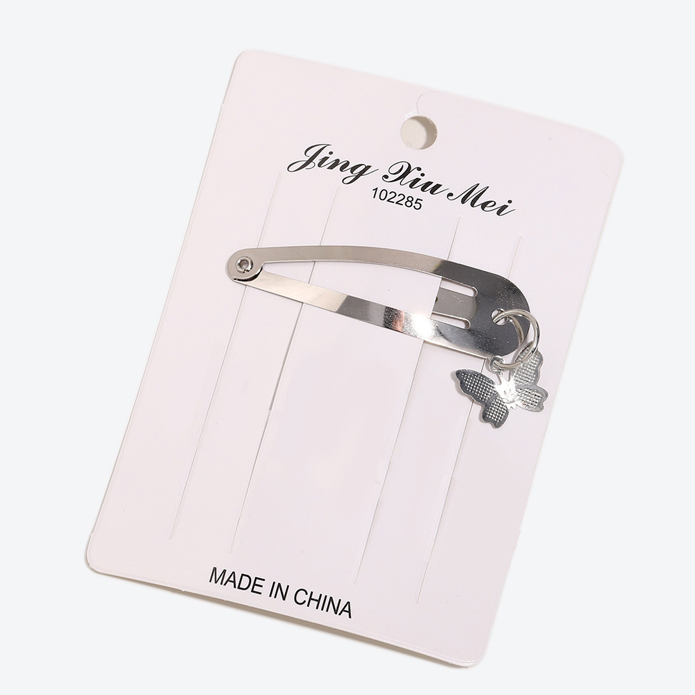 실버 펜던트 나비 bb 클립 - 나비 1개