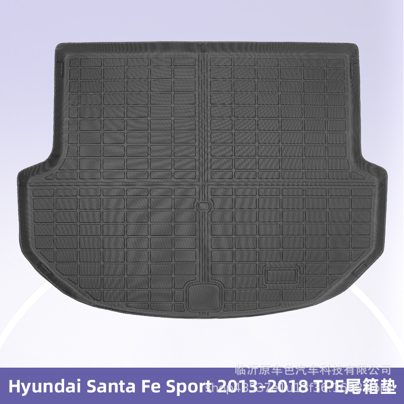 Aplicable a Hyundai Santa Fe Sport 2013 - 2018 3D TPE para todo el tiempo