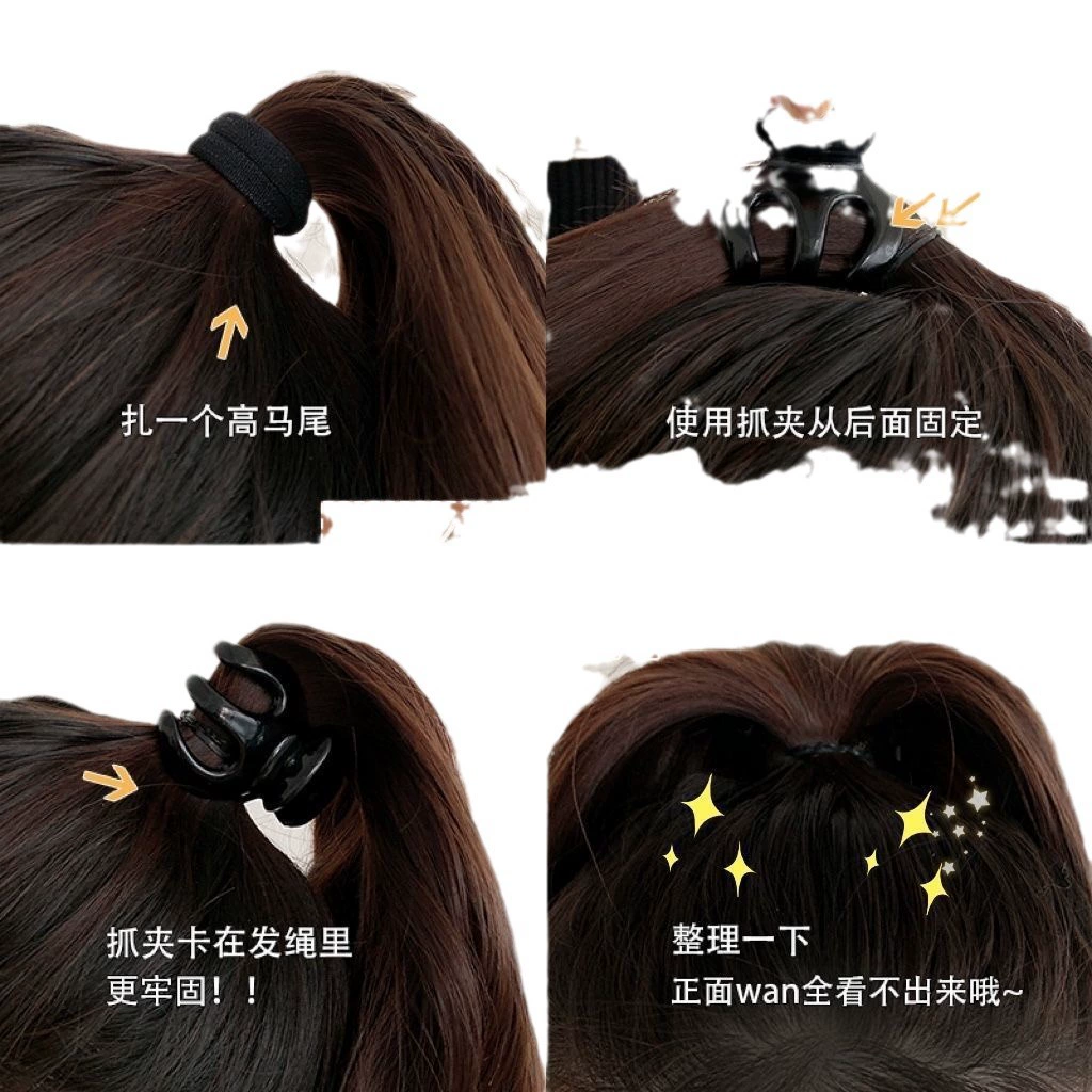 Краб-зажим для волос, крупная лента, hairgrip, хвостик для принцессы, коллекция 2023