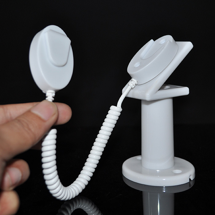 Mobile Phone Acrylic Stand Pull Box Magnetic Built-In Steel Wire Chain Abs Mobile Phone Model Chain Anti-Theft Chain Display Stand