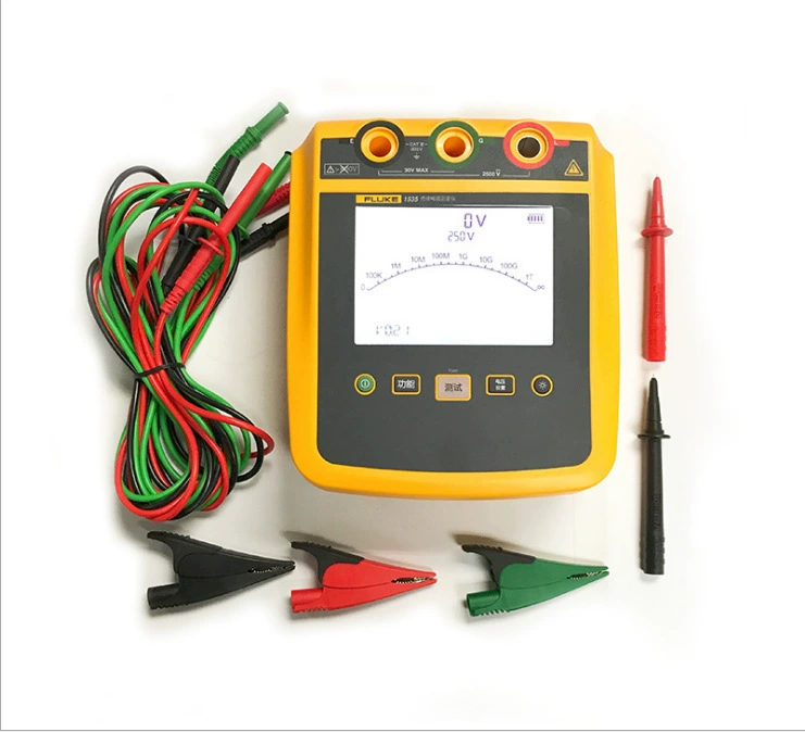 Fluke Fluke 1537 Изоляционный тестер сопротивления F1537 Цифровой высоковольтный Мегомметр напряжение 2500V