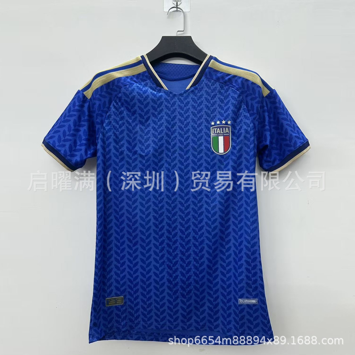 Al por mayor 2627 camiseta de casa de la Copa del Mundo de Italia versión de jugadores de fútbol Chiesa Bacho camiseta de fanáticos versión de camiseta