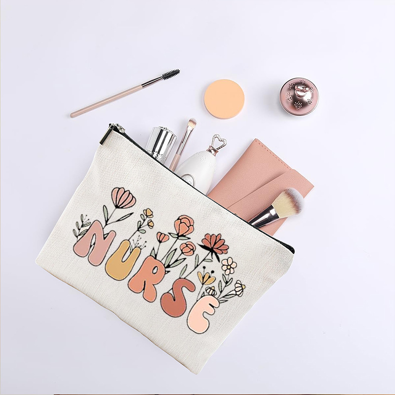 Transfronterizo Amazon temu venta caliente explosión madre regalo bolsa de cosméticos bolsa de cremallera de regalo bolsa de cosméticos de lino impermeable regalo