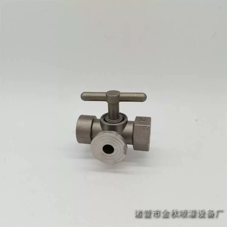 4分不锈钢高压压力表三通旋塞阀高温锅炉蒸汽用M201