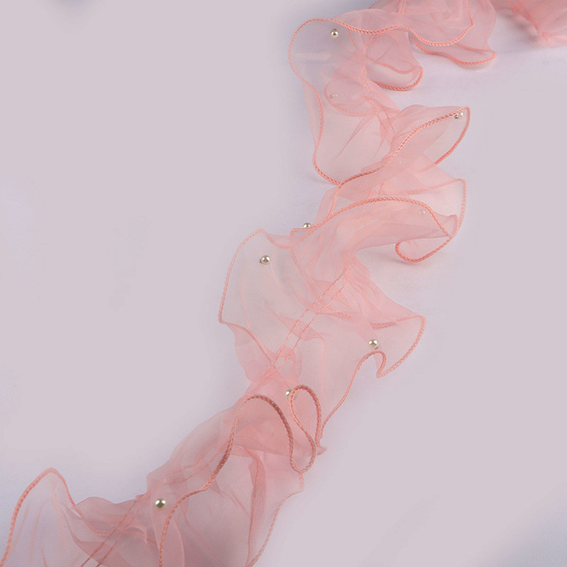 핑크 [진주 플래시 원사] 2 미터; sku 다이어그램 참조