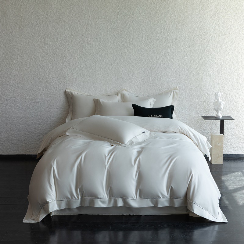 SOLARANA超细美丽诺羊毛莫代尔棉轻奢高级感样板房床上用品四件套