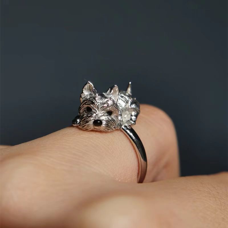 2025 New Explosions Gaoxi Puppy Ring Unique Niche Design Exquisite Gift Finger Ring for Women 2025 New Explosions Gaoxi Puppy Ring Unique Niche Design Exquisite Gift Finger Ring for Women