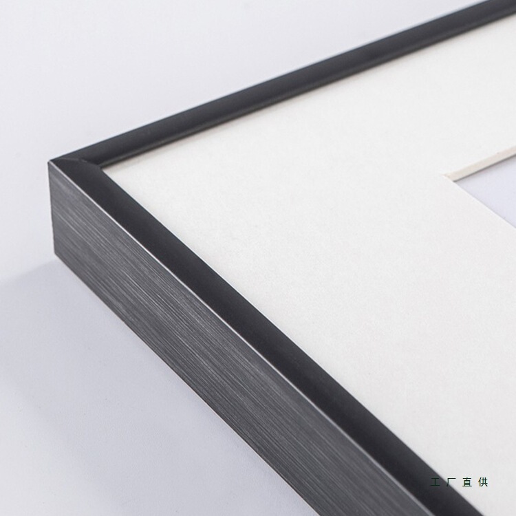 Casual Aluminum Alloy Photo Frame Wall Hanging Modern Narrow Edge Poster Frame A3A4 Picture Frame Mounting Customized to Any Size