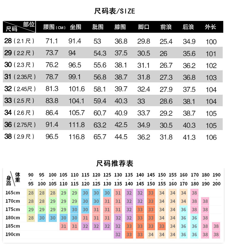 新款春秋季男士牛仔裤男修身小脚裤休闲韩版宽松弹力长裤子男装详情3