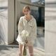 Men's and Women's Couples Fleece Sweatshirt Trendy Simple All-match Long-sleeved Long-sleeved Long-ESSENTIALS American Style for Autumn and Winter